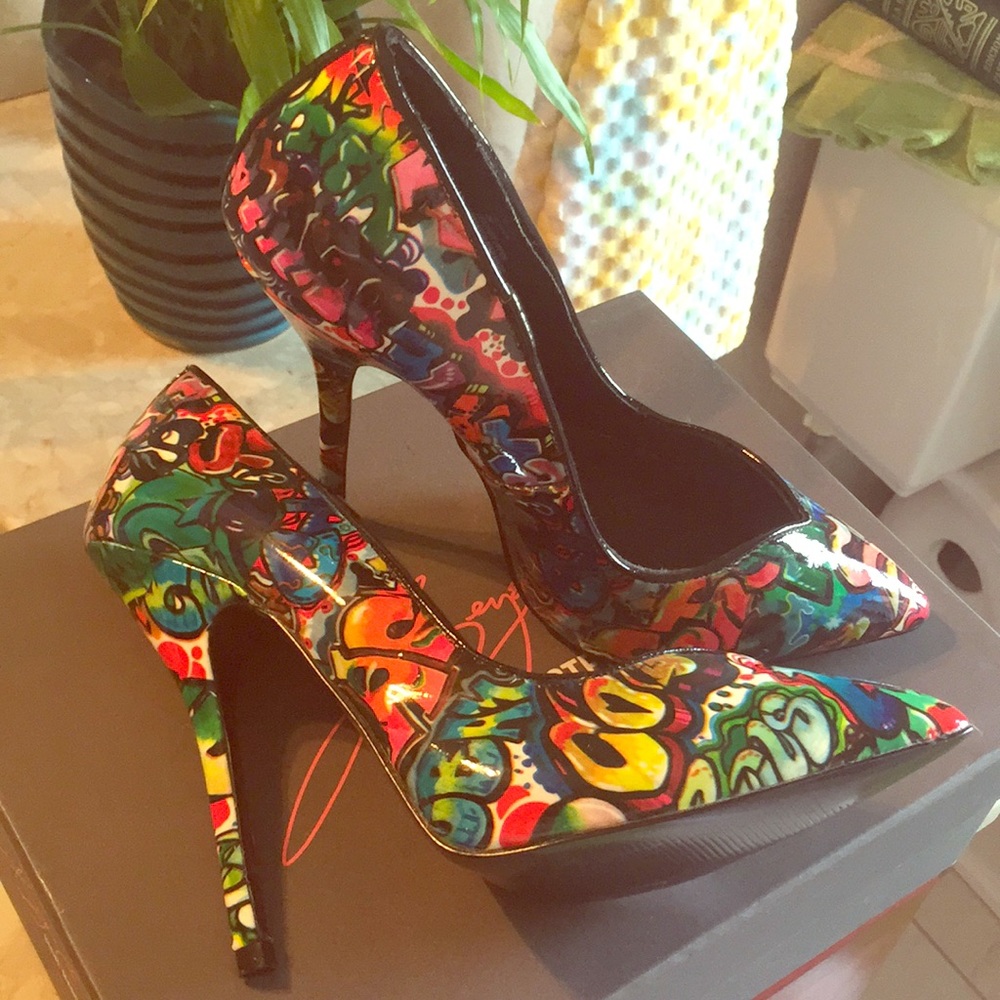 Keyshia Cole Dare Pink Multi Steve Madden Heels🌸